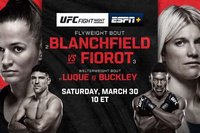UFC Atlantic City dipuncaki duel jagoan papan atas kelas terbang perempuan: Erin Blanchfield kontra Manon Fiorot.