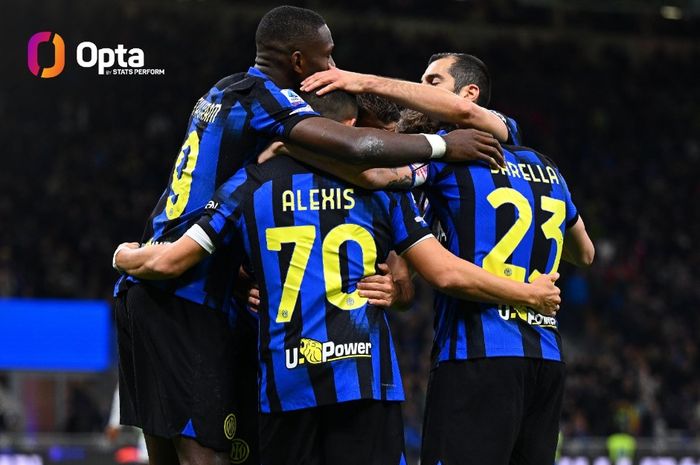 Inter Milan berhasil mengalahkan Empoli dengan skor 2-0 pada giornata 30 Liga Italia 2023-2024 di Stadion Giuseppe Meazza, Senin (1/4/2024).