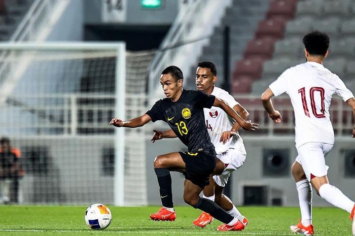 Timnas U-23 Malaysia menggelar uji coba melawan Qatar U-23 jelang Piala Asia U-23 2024.