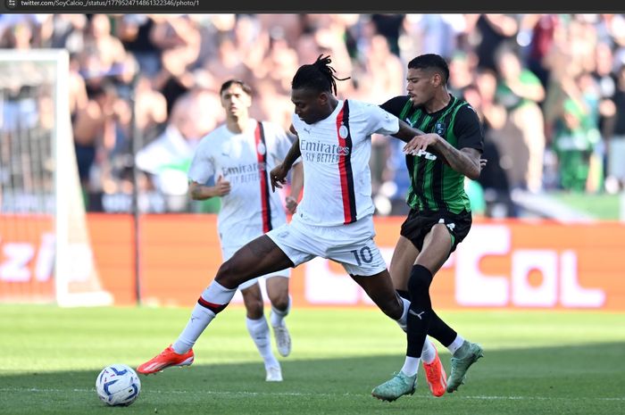 AC Milan dan Sassuolo menjalani pertandingan dengan drama 6 gol yang berakhir seri 3-3 dalam lanjutan Liga Italia 2023-2024.