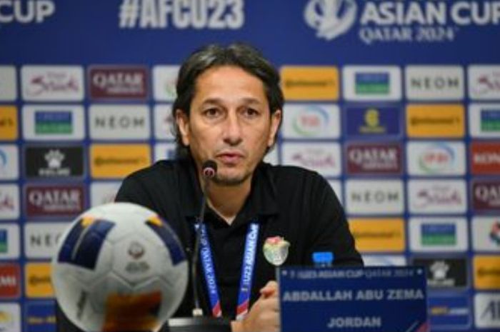 Pelatih timnas U-23 Yordania, Abu Zema mulai ketar-ketir jelang hadapi timnas U-23 Indonesia.
