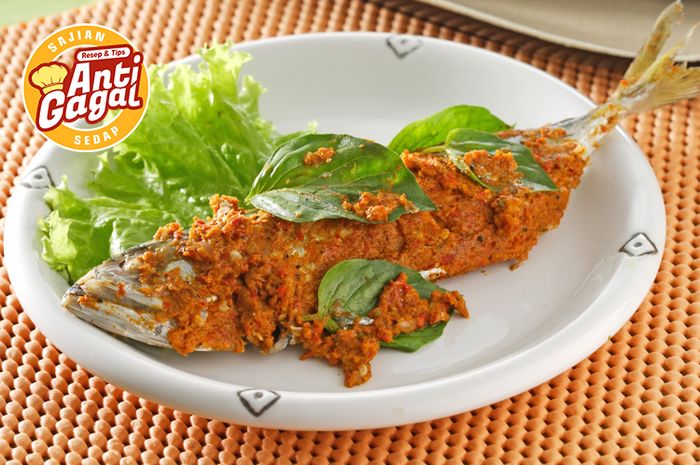 Hidangan pepes ikan kembung.