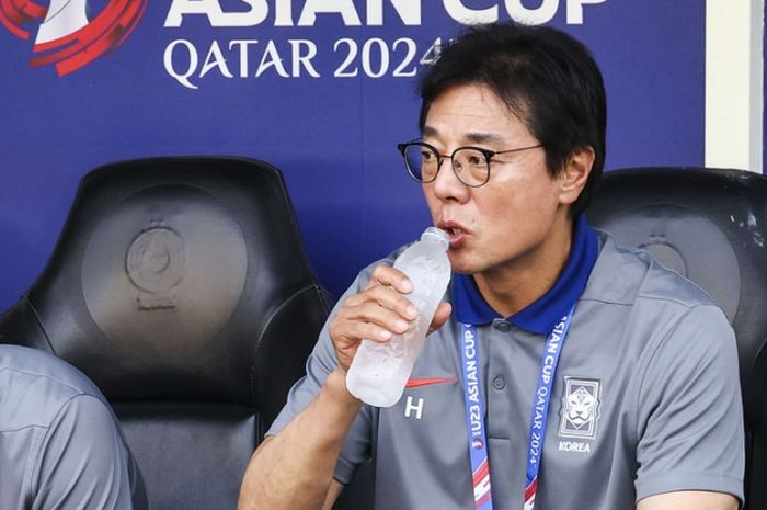 Pelatih Korea Selatan di Piala Asia U-23 2024, Hwang Sun-hong.