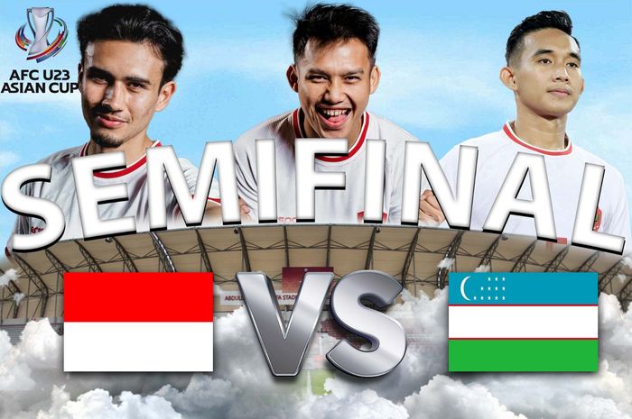 Babak semifinal Piala Asia U-23 2024, Senin (29/4/2024) di Stadion Abdullah bin Khalifa, mempertemukan Timnas U-23 Indonesia dengan Uzbekistan.