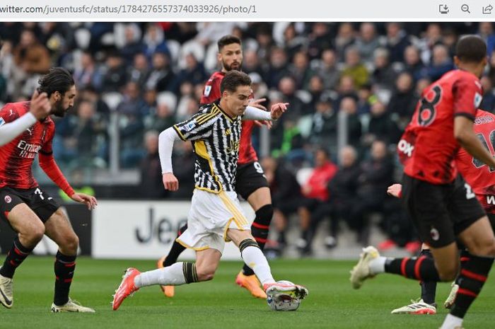 Juventus bermain imbang 0-0 melawan AC Milan dalam lanjutan Liga Italia 2023-2024, Sabtu (27/4/2024).