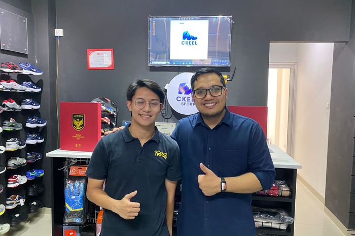 Tristan Alif berfoto bersama di Ckeel Sport