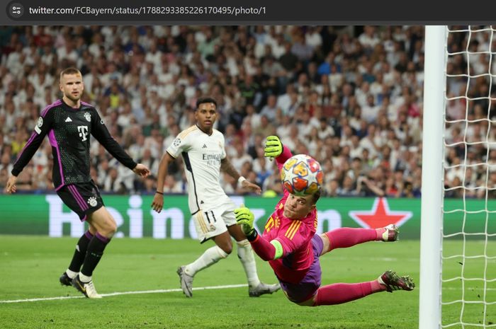Bayern Muenchen gagal melaju ke final Liga Champions setelah kalah dari Real Madrid pada leg kedua semifinal yang berkesudahan agregat 3-4.