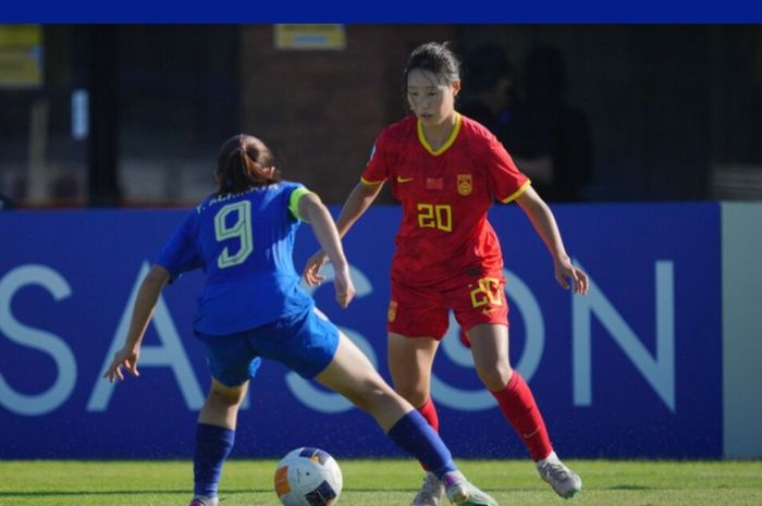 Hasil Piala Asia Wanita U-17 2024 - Dikalahkan China, Thailand Rungkad Bersama Timnas Indonesia