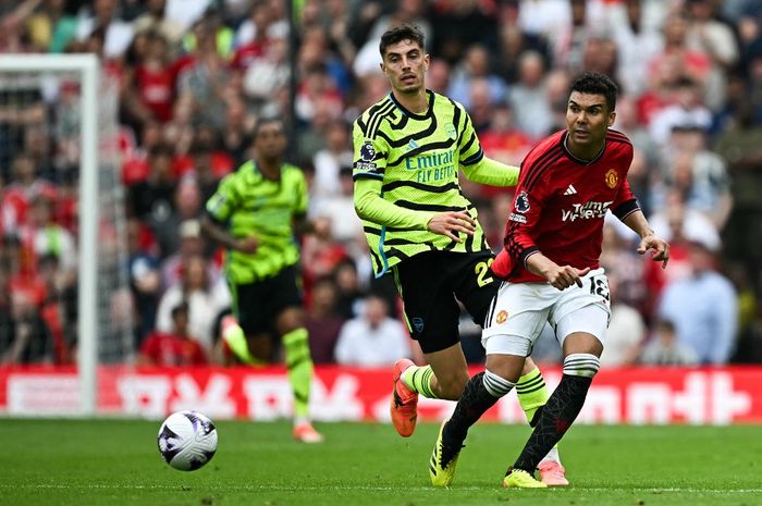 Penampilan Casemiro di laga Man United vs Arsenal mendapat sorotan tajam akibat error-nya di lini belakang.