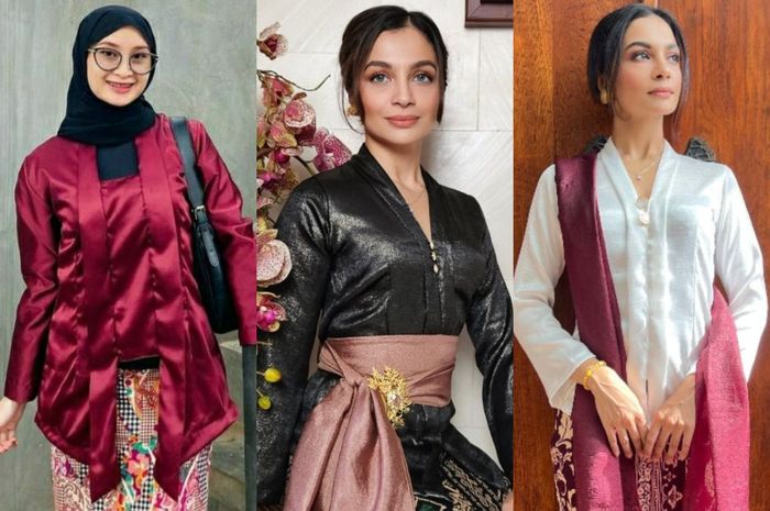 Mewah di Kondangan dengan Rekomendasi Kebaya Satin Murah Mulai 50 ...