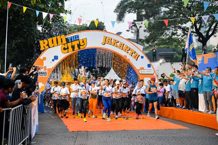 Sehari sebelum LPS Monas Half Marathon, Run the City Jakarta digelar di Senayan, Sabtu (29/6/2024).