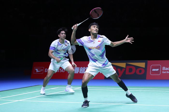 Ganda putra, Muhammad Shohibul Fikri/Daniel Marthin jadi salah satu wakil Indonesia yang tampil pada hari ketiga Korea Open 2024.