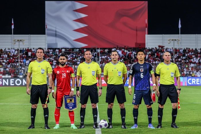 Bahrain vs Jepang di putaran ketiga Kualifikasi Piala Dunia 2026.