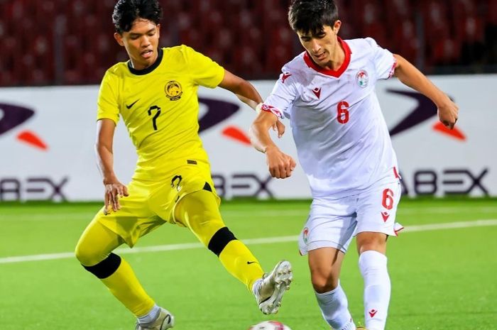 Timnas U-20 Malaysia dipastikan gugur dari ajang Kualifikasi Piala Asia U-20 2025 usai kalah 0-1 dari Tajikistan.