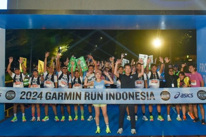 Garmin Run Indonesia 2024 Asia Series berlangsung di Area Parkir Hall 10 ICE BSD, Tangerang, Minggu (29/9/2024). 