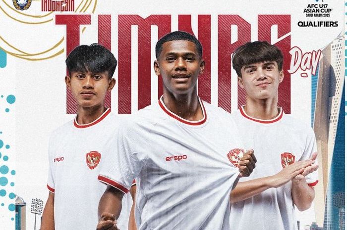 Timnas U-17 Indonesia tergabung di Grup G Kualifikasi Piala Asia U-17 2025.