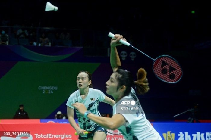 Ganda putri Malaysia, Go Pei Kee/Teoh Mei Xing harus tersingkir dari Syed Modi International 2024.