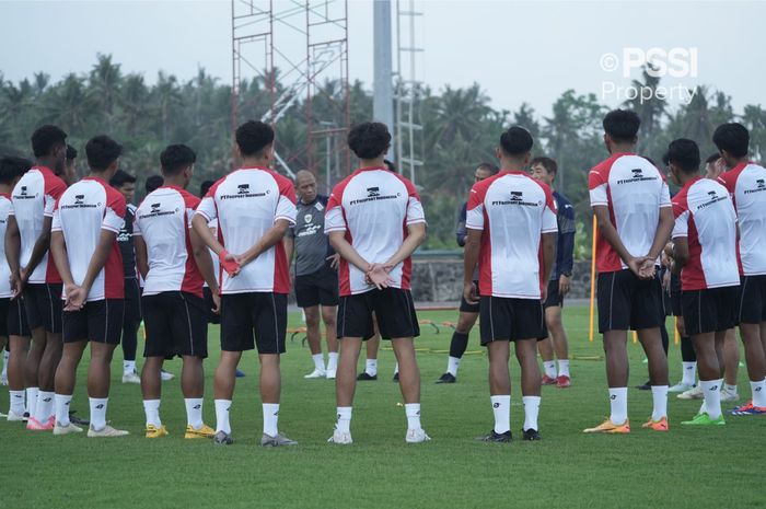 Timnas Indonesia saat menjalani latihan Jelang ASEAN Cup 2024,