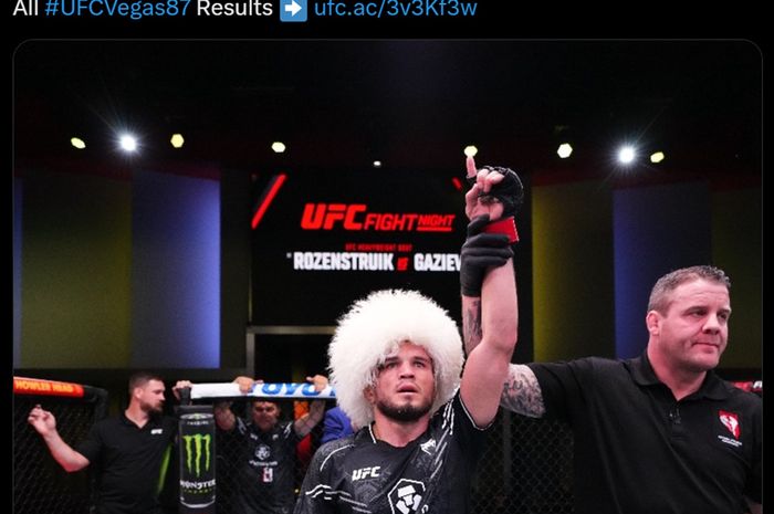 Khabib Nurmaogmedov membahas jadwal tarung UFC 311 yang menyajikan duel besar dua muridnya termasuk, Umar Nurmagomedov..