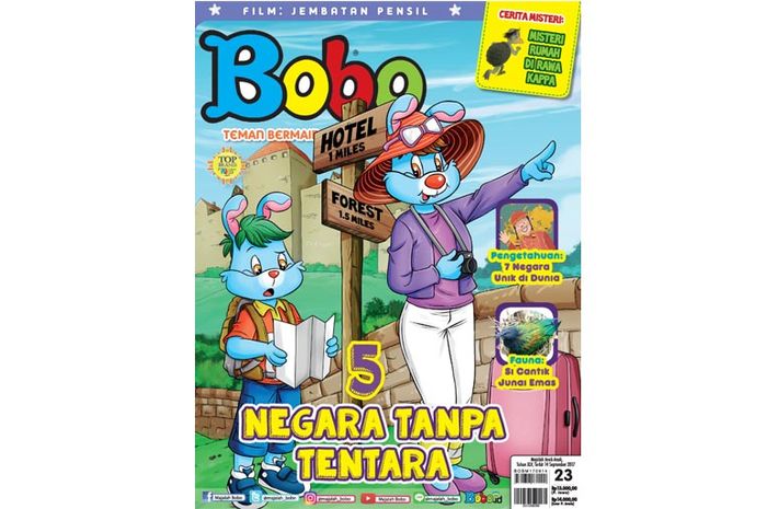 Majalah Bobo Edisi Terbaru 23 (Terbit 14 September 2017 