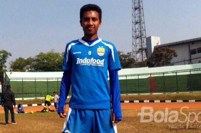 Muhammad Syafril Lestaluhu (Persib) dalam skuat Persib Bandung U-19 yang berlaga pada Liga I U-19 2017.