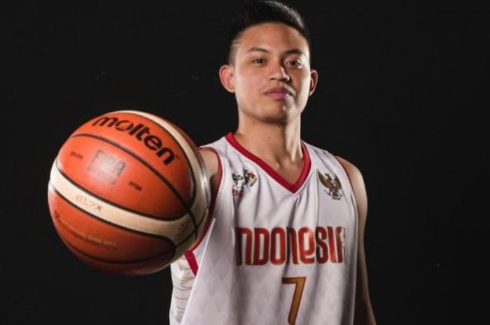 Andakara Prastawa Dhyaksa, salah satu pemain timnas basket putra Indonesia di SEA Games 2017, Kuala Lumpur, Malaysia.