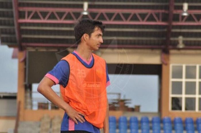 Gelandang berpaspor Timor Leste, Juliano Mineiro dalam sesi latihan Selangor FA di lapangan SUK, Shah Alam, 14 Februari 2017. 