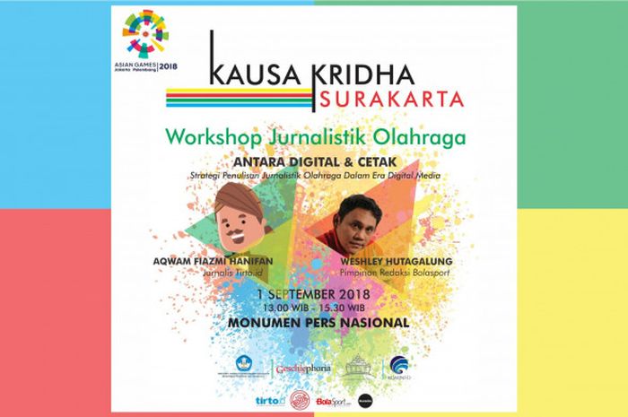 Salah satu rangkaian acara Kausa Kridha Surakarta yang berisi workshop jurnalistik