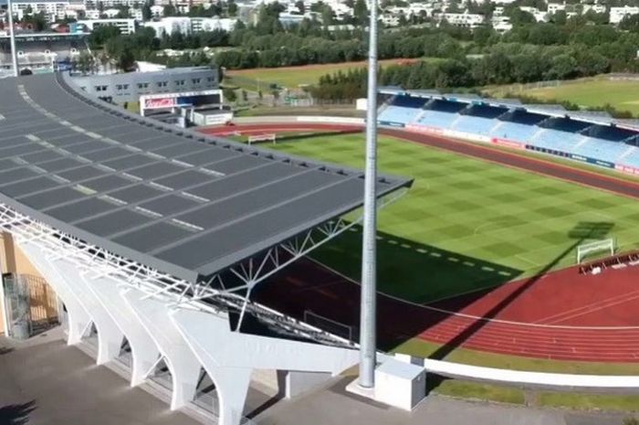 Stadion Laugardalsvollur, stadion utama milik Islandia.