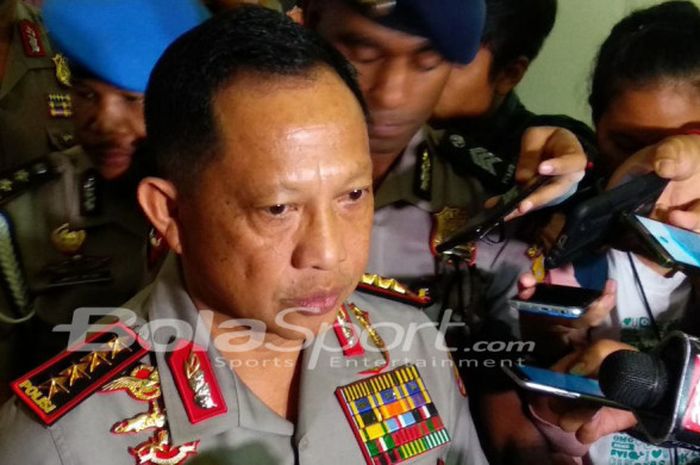  Kapolri Jenderal Tito Karnavian siap membantu memberantas mafia pengaturan skor di sepak bola Indonesia