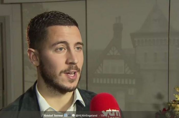 Bintang Chelsea dan timnas Belgia, Eden Hazard.