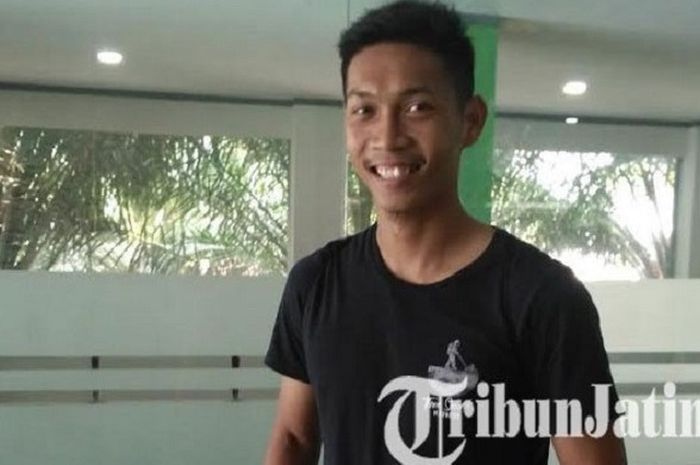 Soni Setiawan, mantan pemain Persis Solo yang kini tengah mencoba peruntungan di Arema FC, Jumat (8/12/2017) 