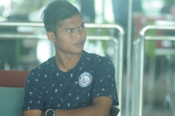 Penyerang muda Arema FC, Andrianto