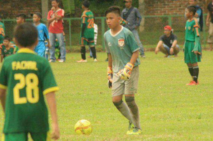 Pesepak bola cilik Indonesia yang bakal ikut bermain di Football for Friendship 2018 di Rusia, Muhammad Raffa Yasin.