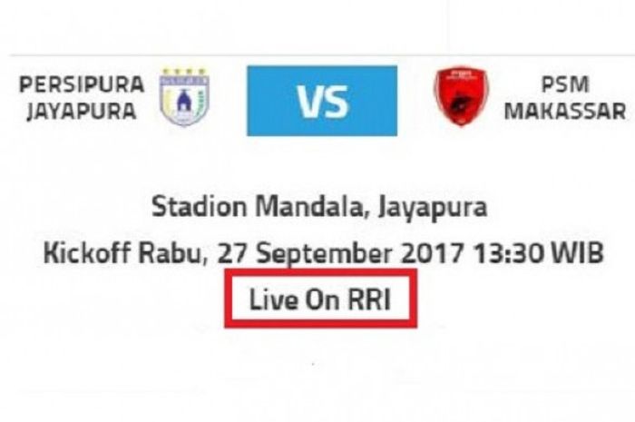 Pertandingan Persipura vs PSM Makassar