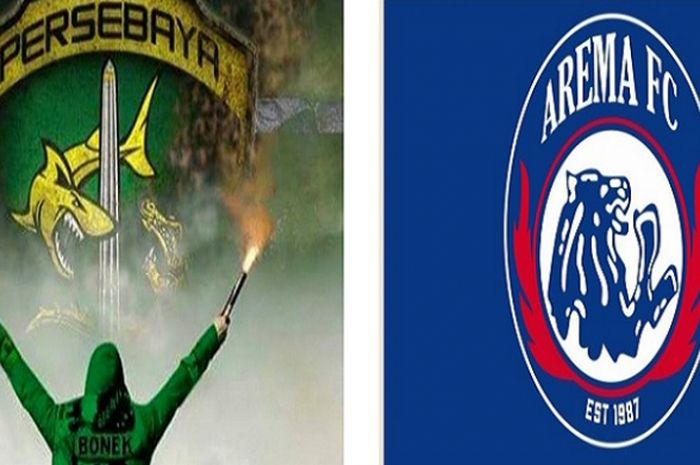 Ilustrasi Persebaya VS Arema