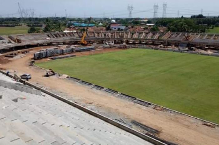 Proses pembangunan Stadion Seruni, Cilegon