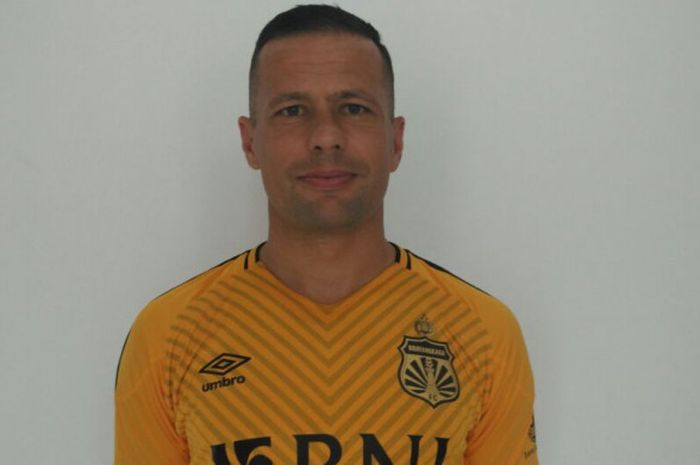 Nikola Komazec, saat berpose di Mess Bhayangkara FC di kawasan Kebayoran Baru, Jakarta Selatan, Rabu (21/3/2018).