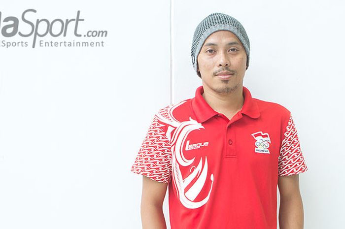 Muhammad Nasrullah, atlet loncat indah Indonesia spesialis nomor menara 10 meter.
