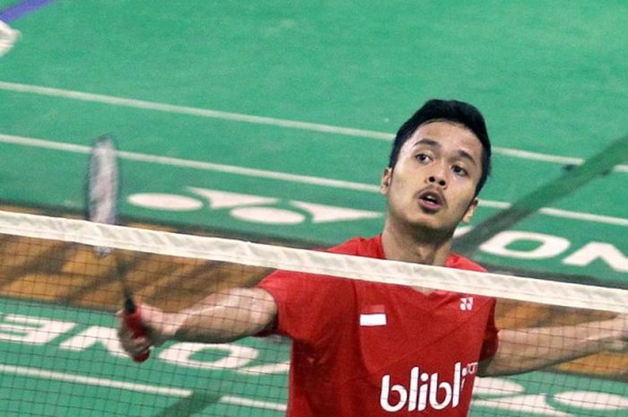 Anthony Sinisuka Ginting, peringkat 36 dunia.