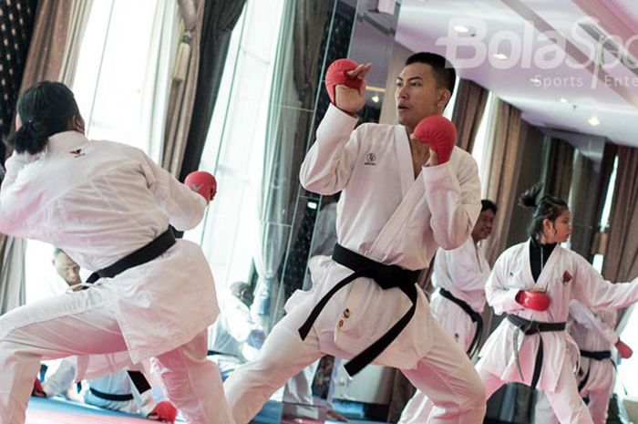Pelatnas Karate dalam mempersiapkan SEA Games Ke 29 (29/7/2017).