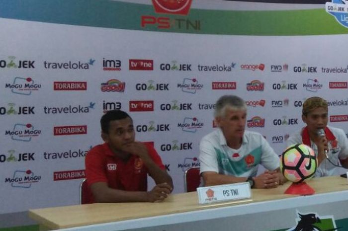 Pelatih PS TNI Ivan Kolev soal kekalahan timnya dari Madura United, pada pekan ke-24 Liga 1, Senin (18/9/2017).