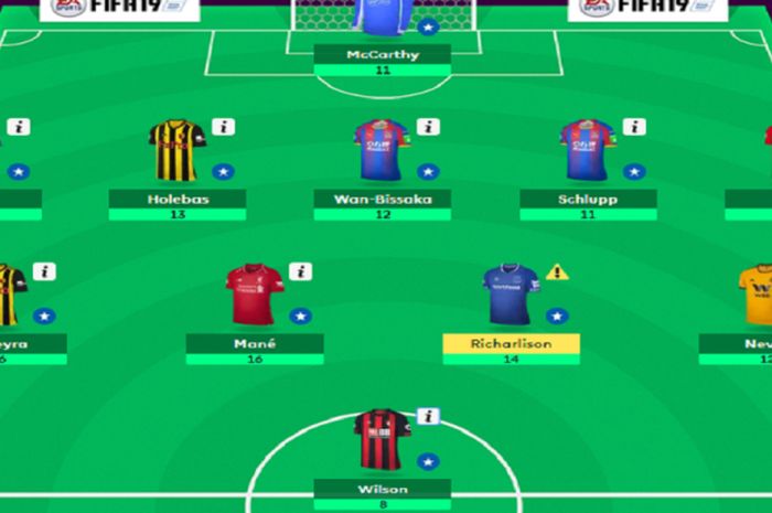 Dreamteam FPL pekan pertama musim 2018-2019