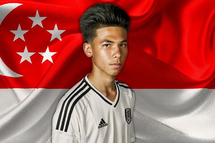 Ben Davis, pemain muda timnas Singapura yang kini memperkuat Fulham
