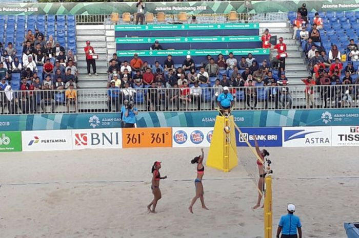 Voli Pantai Asian Games 2018 Banyak Kursi Penonton Kosong