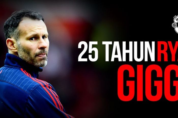 25 tahun perjalanan Ryan Giggs bersama Manchester United. DESIGN: ANDREAS JOVI/JUARA.NET