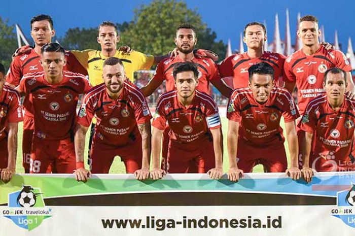 Semen Padang saat menjamu Arema FC di Stadion H. Agus Salim, Padang.