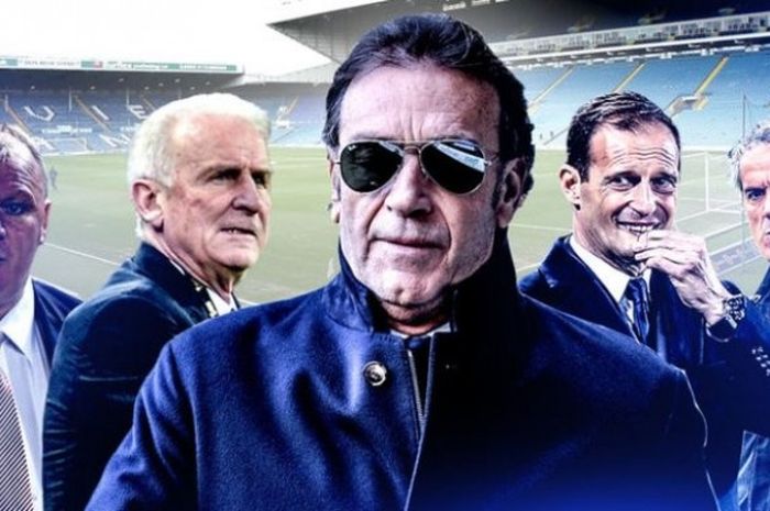 Massimo Cellino telah mempekerjakan 43 pelatih dalam 24 tahun. 