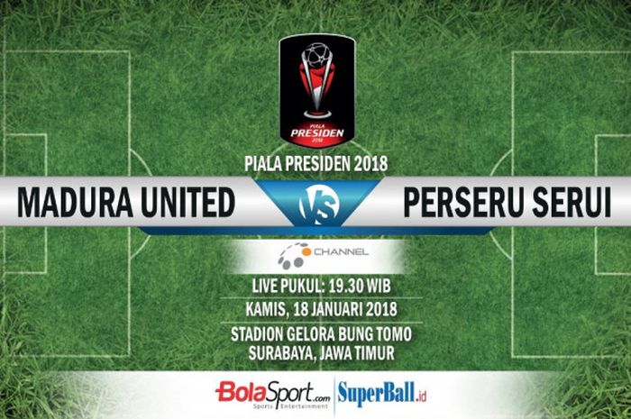 Madura United vs Perseru Serui
