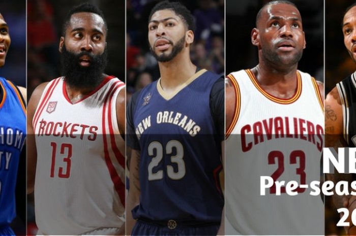 Ilustrasi NBA Pre-Season 2017